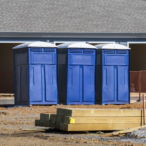 how do i determine the correct number of portable restrooms necessary for my event in Cassville